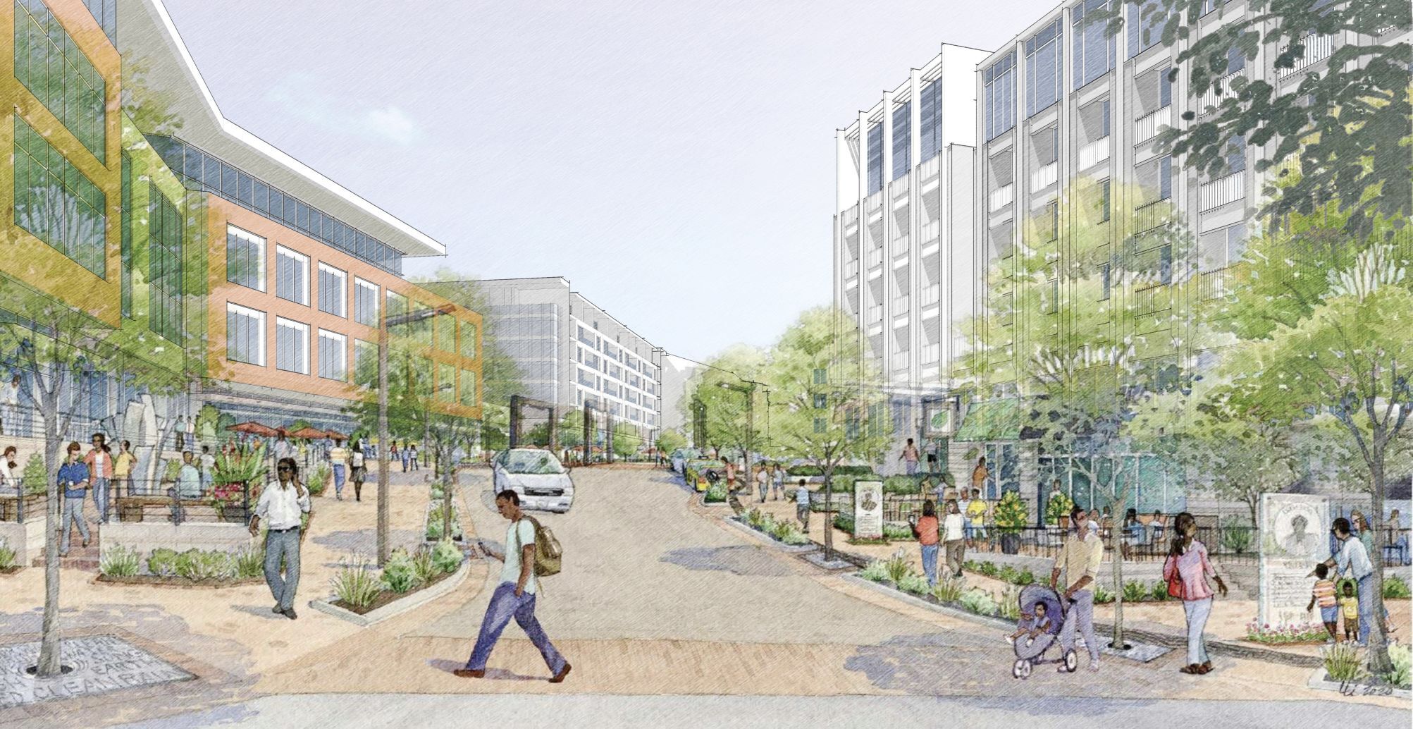 Douglass Hill renderings
